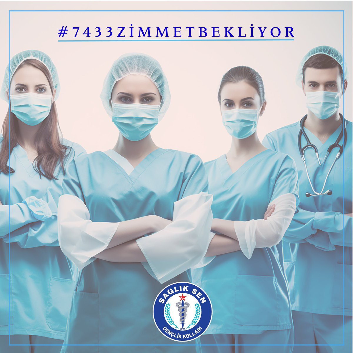 Kamu kurum ve kuruluşlarında aktif olarak sözleşmeli çalışan, 7433 Sayılı Kanun ile kadroya geçen sağlıkçıların mağduriyetinin çözülmesini ve zimmete düşmelerini talep ediyoruz. 

#7433ZimmetBekliyor