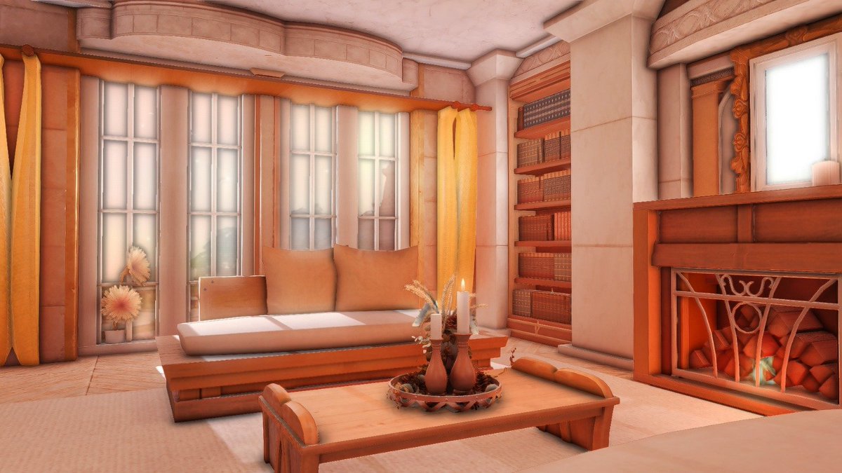 【Everlasting Sun】【M】    

I was given the absolute honor to be commissioned by the dearest @DaenyLove to make a home for her OC. Everything I did was inspired by whom she is. ♥️ (1/3)

 #FF14ハウジング #FF14Housing #FF14 #HousingEden #ffxivhousing