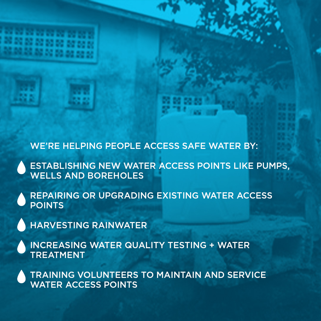 WorldRelief's tweet photo. It’s #WorldWaterDay! This year’s theme is “Water for Peace” and today, we’re recognizing the critical role clean water plays in promoting health, education &amp; economic development. Swipe to learn more. 

#usaidbha #un-water #globalWASHcluster #cleanwaterforall #20liters https://t.co/uk8BWb7vw3
