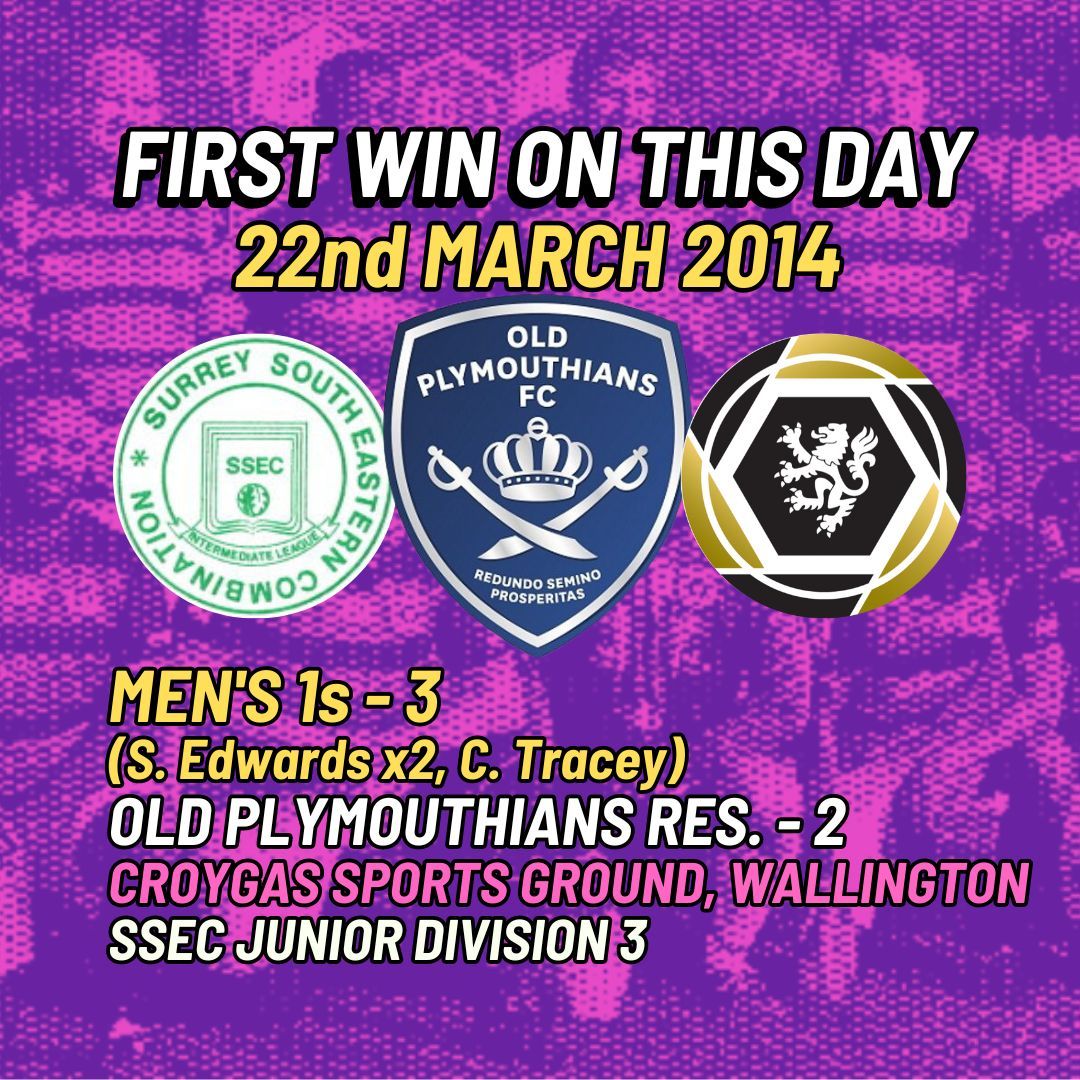 wanderersafc's tweet photo. Our First Win on 22nd March:

2014
🏆 3-2 v Old Plymouthians Reserves (SSEC Junior Division 3)
⚽ Scorers: S. Edwards x2, C. Tracey
📌 Croygas Sports Ground, Wallington

#WFC #Wanderers #TheWorldsClub #Dulwich #TulseHill #FirstWin https://t.co/fgt1k7gMUz