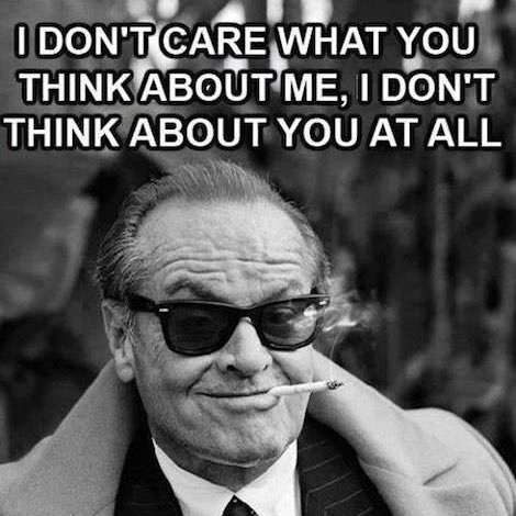 People say you shouldn’t care what people think

Incorrect, some of you don’t care enough

Too selfish, it’s all me, me, me

Throw rubbish on the floor, zero manners, rude to people

Ask yourself

Are you a good person?

Are you positively contributing to society?

How many