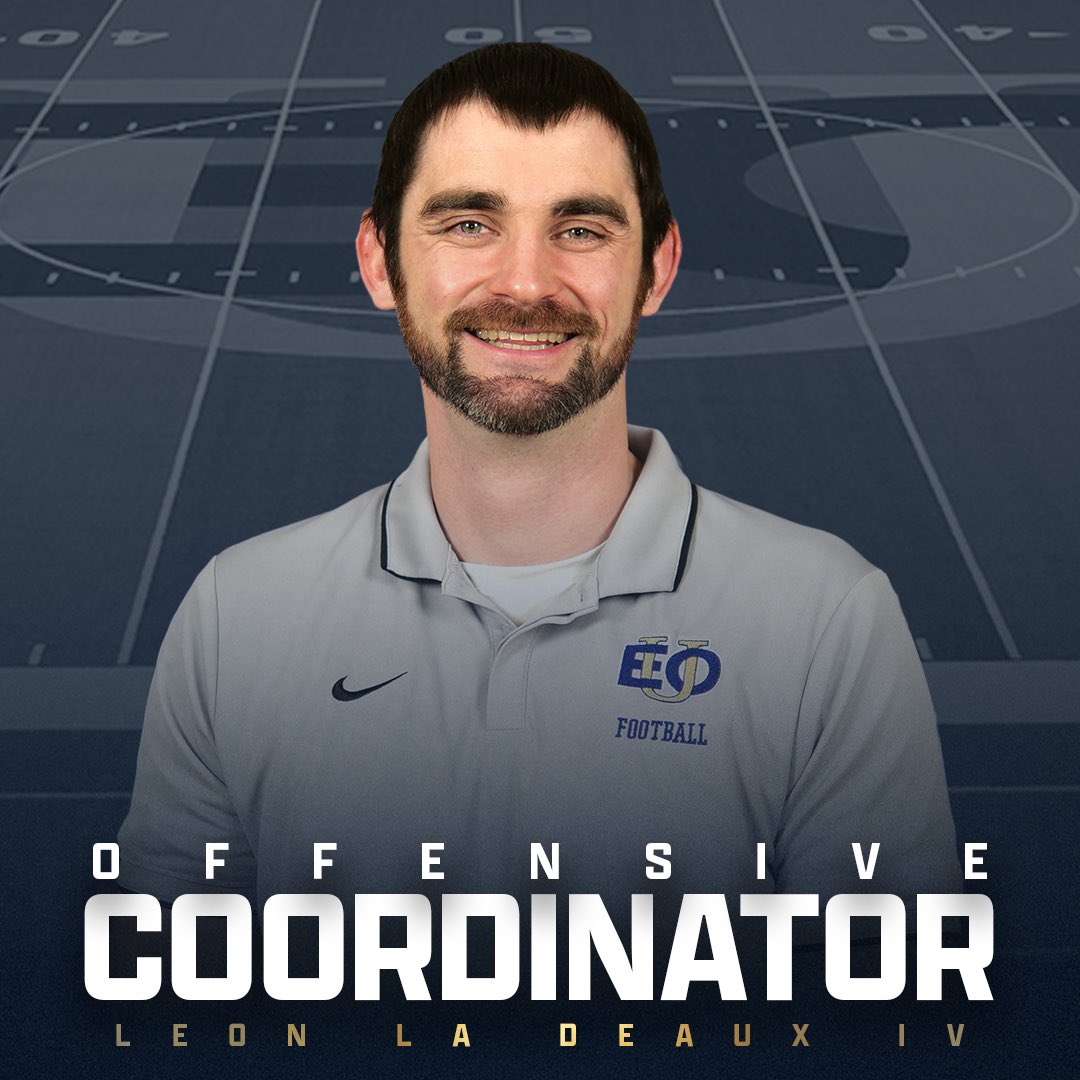 EOUAthletics's tweet image. Eastern Oregon Football is proud to announce Solo Taylor as the new Defensive Coordinator and Leon La Deaux IV as Offensive Coordinator for the upcoming 2024 season!

#MountUp | #EOUfb
