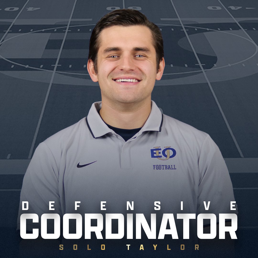 EOUAthletics's tweet image. Eastern Oregon Football is proud to announce Solo Taylor as the new Defensive Coordinator and Leon La Deaux IV as Offensive Coordinator for the upcoming 2024 season!

#MountUp | #EOUfb