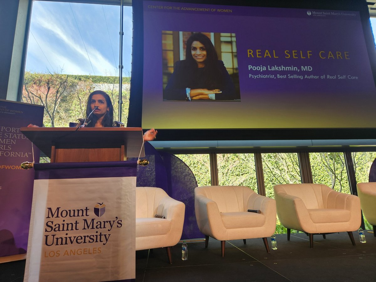 'Other countries have social safety nets, we have women' 'You can't meditate your way out of a 40 day work week and no child care.' @PoojaLakshmin @MSMU_LA