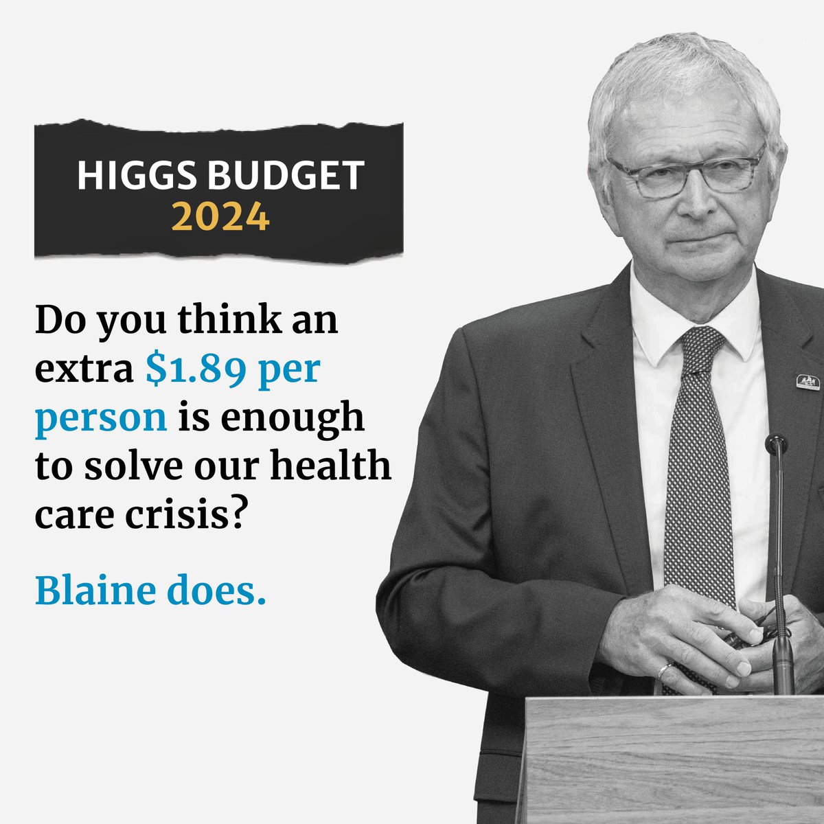 NBLA_ALNB's tweet photo. The Higgs government has and will continue to tout this as the largest healthcare budget in history, but the total budget has only increased by $1.6M. https://t.co/f4RHw4sCOs