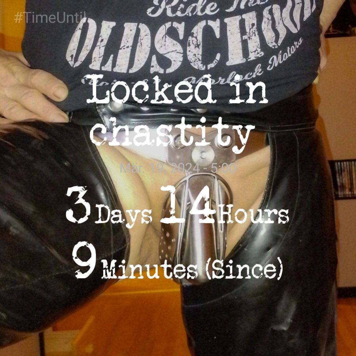 4th day locked with the new Behind Barz Apollo chastity belt. 
<a href="/Behindbarzbelts/">Behind Barz</a> 
#chastity #chastitybelt #locked #permalocker #permanentchastity #malechastity #behindbarz #chastitylife