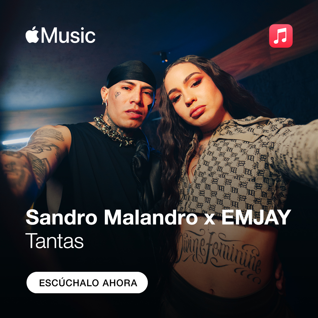 ¡Sigue escuchando #Tantas de #SandroMalandro y @emjayy444 en #ElNuevoFlowDeMéxico de @AppleMusicES 😎🔥!

Disfruta aquí🎧: 
music.apple.com/mx/playlist/el…