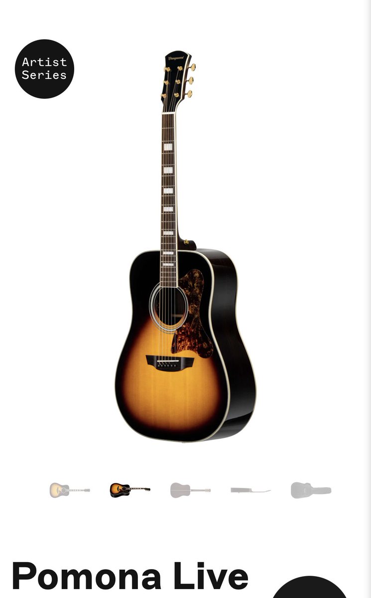 My First signature acoustic guitar<3 With @OrangewoodBrand It’s called the “Pomona” And it’s available everywhere 😭🙏