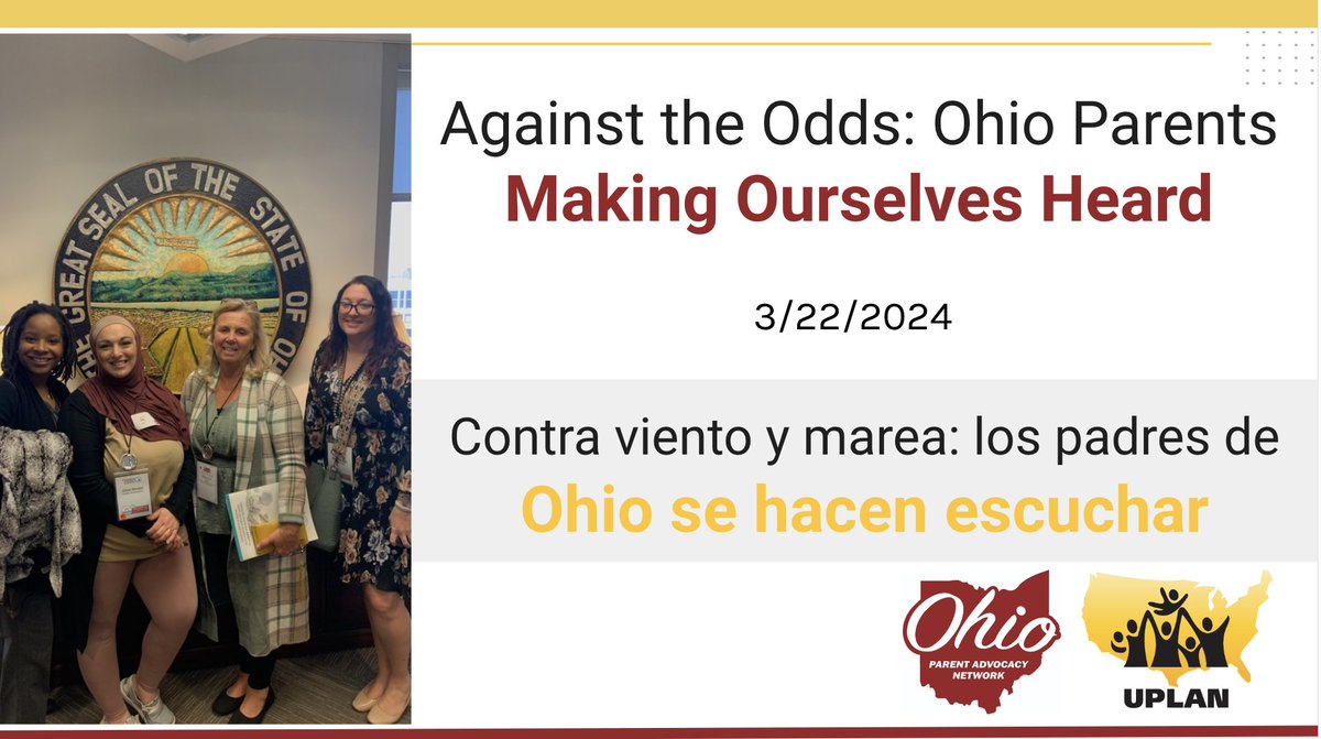 UPLAN_USA's tweet photo. 📣TY all who attended today's webinar!  We had close 50 attendees who joined to learn about Ohio Parent Advocacy Network's (OPAN) - @OhioHeadStart unique approach to #parentled organizing strategies, successes, &amp; lessons learned across party lines. #Advocacy #ECE #ParentLeaders https://t.co/BliJJmmpyh