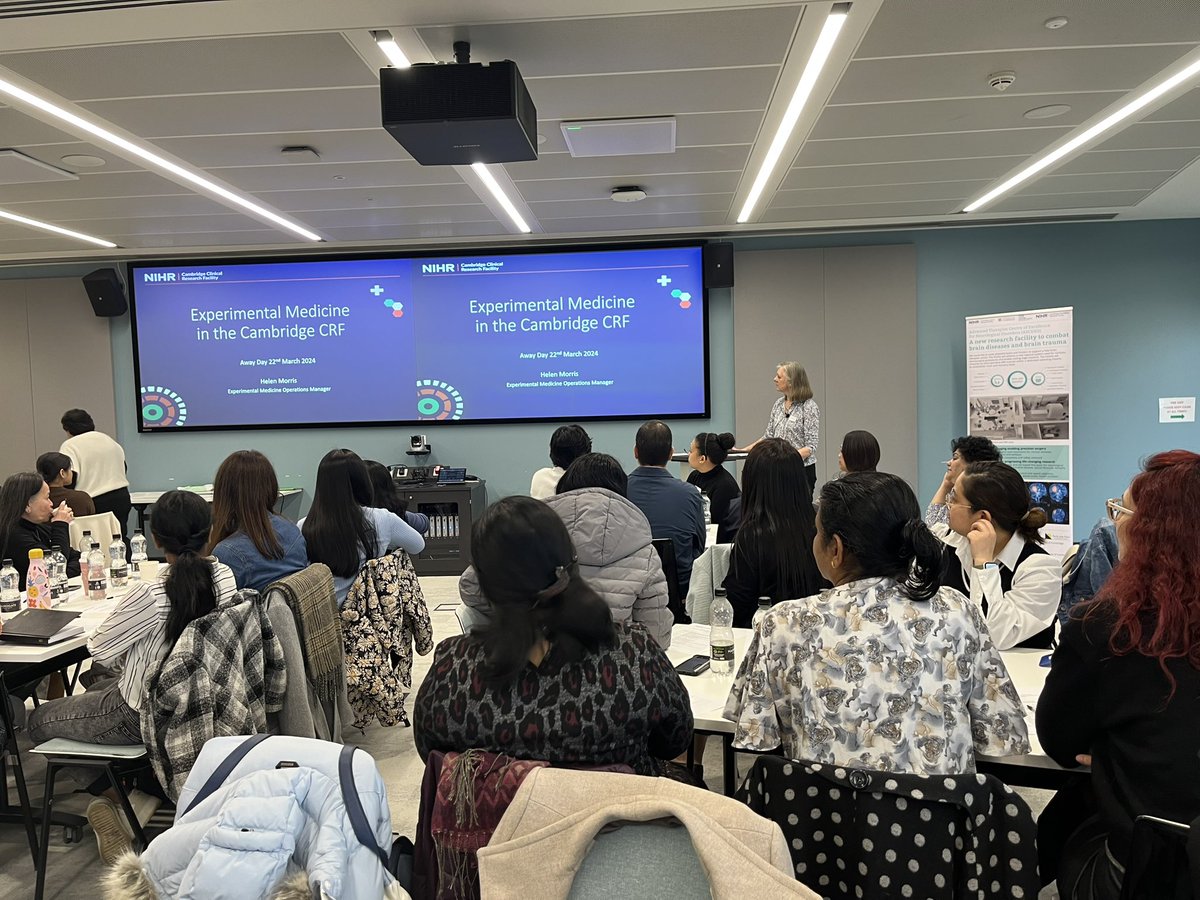 CambridgeCRF's tweet photo. Thank you so much to everyone who spoke on our away today; @CRUKCamCentre Prof Jodrell  #ACED  @SENSElabCamb @Farooqi_Lab  #CambridgeClinicalVisionLab  
@mut75 @HLRI_Cambridge you’re doing incredible work it’s great to be supporting  your research! https://t.co/4B0rEFfPcX