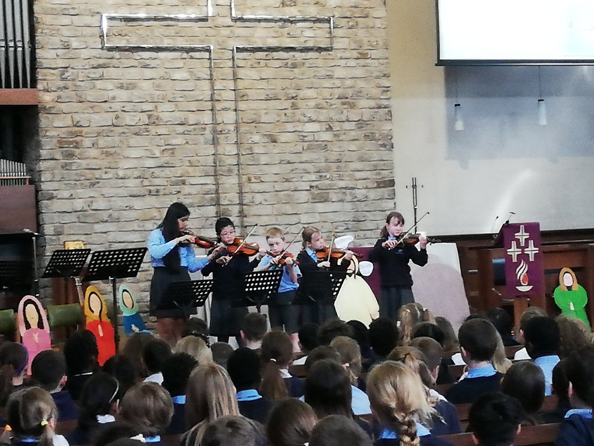 BoldmereSchools's tweet photo. What an incredible week it has been for Music at Boldmere: the Year 5's spectacular Easter Production, the Boldmere Ensemble's Royal Conservatoire performance and a range of instrumental performances (violinists, flautists and clarinetists) at our Easter church service! https://t.co/1OgD9nN2CL