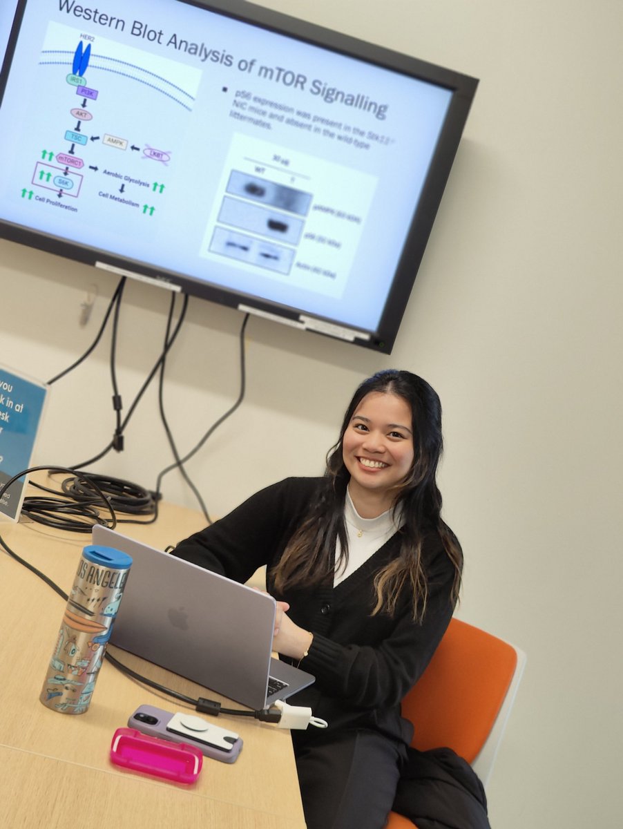 Prep time for Honors thesis presentations. Proud of Dyan and Herve for working diligently towards completing their #research projects #MarignaniLab @DalScience @DalMedSchool #ScienceIsFun