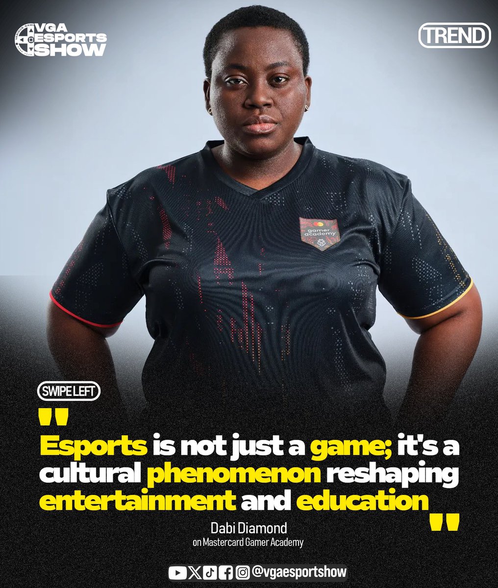 vgaesportshow's tweet photo. Our very own @dabidiamond representing Ghana at the Mastercard Gamer Academy 

Keep shining Dabi🎤🎮🐼 https://t.co/E74Or2i56E