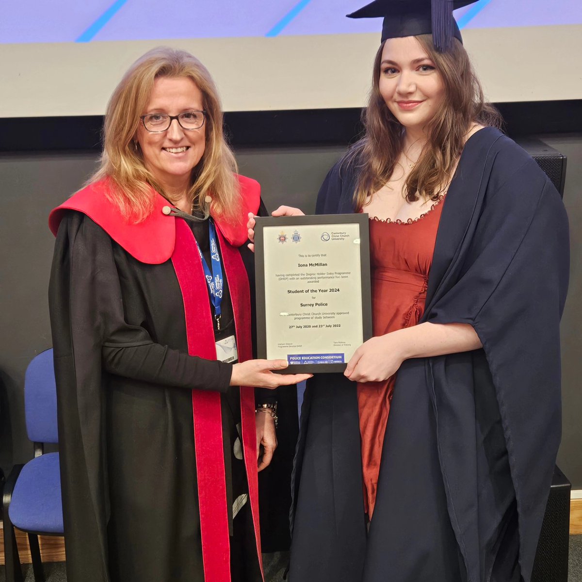 TheBigHon's tweet photo. Congratulations to all of our #DHEP and Detective DHEP Graduates today!
Amazing to hear about your many success, please stay in touch!
#cccugraduation #cccuproud @CanterburyCCUni @Police_Ed_Co https://t.co/veBTLzWkBt
