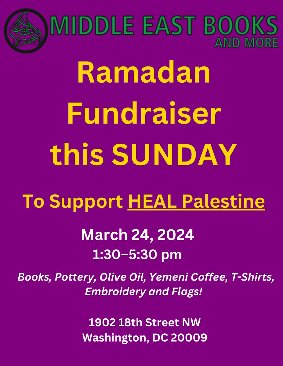 Middle East Books and More tweet media