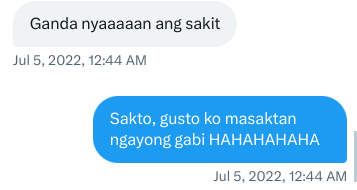 kaikayol's tweet photo. HAHAHHA sakit nga talaga, Thank you po ulit ate iris. ♡ https://t.co/ozkvqYcrjA