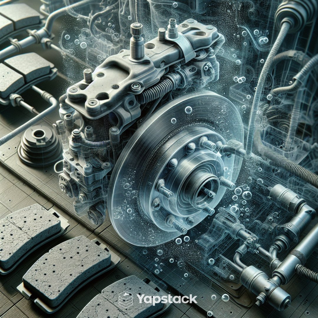 yapstack's tweet image. Having trouble with a soft brake pedal? It could be due to air in the brake lines, a faulty master cylinder, or worn-out brake pads. Don't compromise on safety, get your brakes checked by a professional mechanic today! #BrakeIssues #SafetyFirst #CarMaintenance