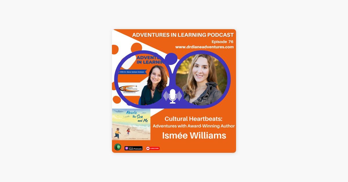 Excited to be a guest on Dr. Diane Jackson Schnoor's Adventures in Learning podcast where I discussed @latinxkidlitbf and my upcoming #pb debut, Abuelo, the Sea, and Me! Grateful for the opportunity and the impactful work being done! #kidlit #podcast buff.ly/497Diwx