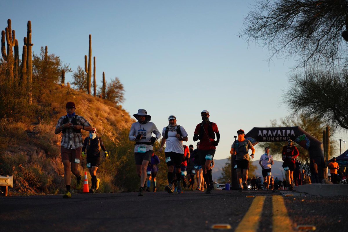 From spines 🌵 to pines 🌲 and just one hill… The 2024 Crown King Scramble 50K commences tomorrow morning from the serene shores at Lake Pleasant Regional Park at 6:00am sharp! Track your mountain climber at the link below 👇 live.aravaiparunning.com/#/crown_king_s… #crownkingscramble