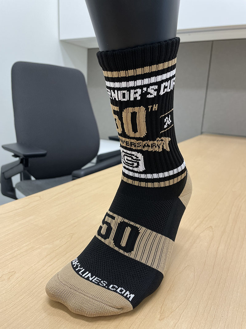 GovCupMT's tweet photo. Need a pair of socks for the upcoming Governor's Cup? Look no further. We got you covered. Check our our race store for these great 50th anniversary socks, stickers, and custom print. Limited quantities of all three. 
https://t.co/aoqVIU5DC1 https://t.co/2tZLmhHJqf