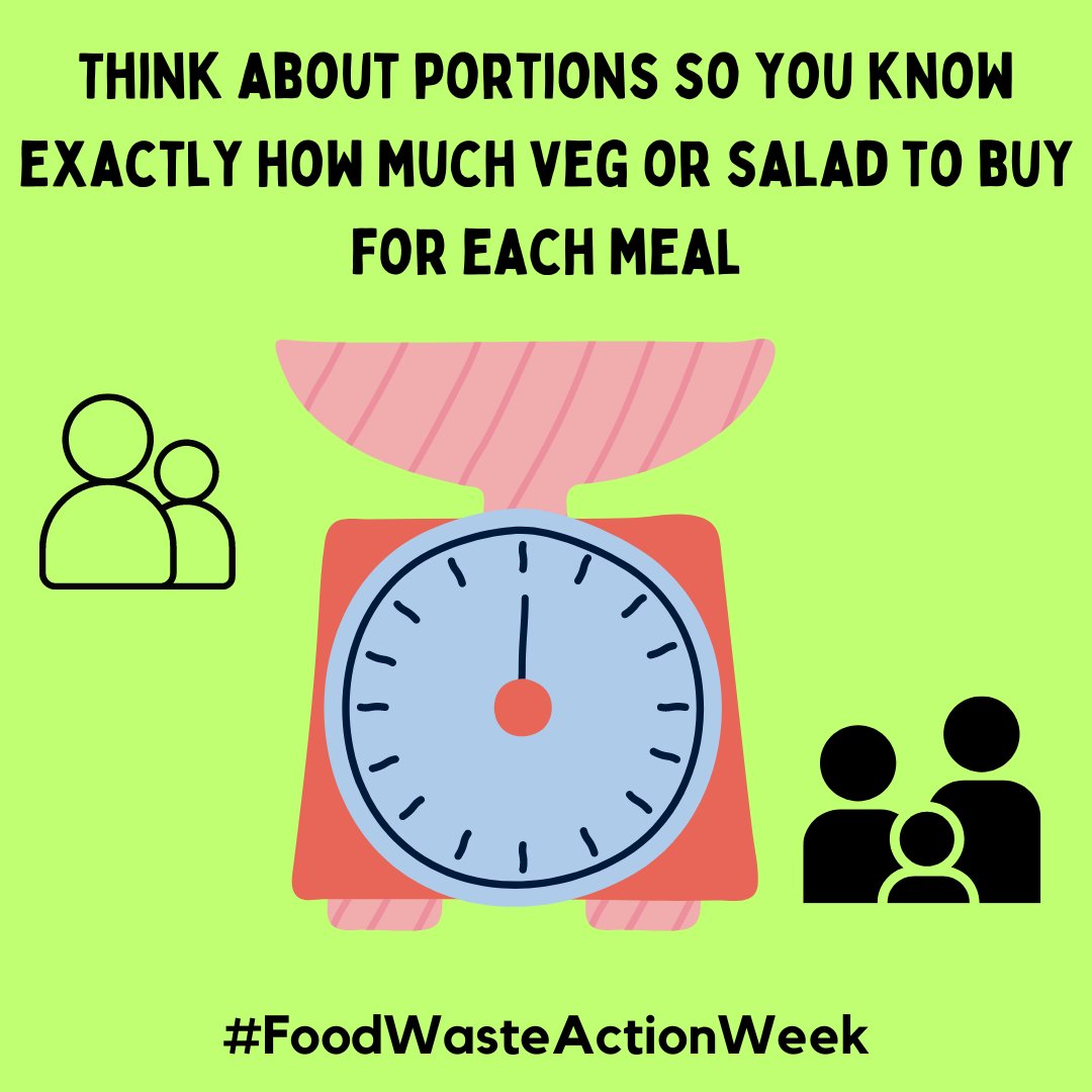 Our final #toptip to help you buy loose veg... 🥔🥕🧅 Work out your portions of the meals you plan to cook - so when you go to the shop you know exactly how much veg or salad to buy. You may only need 3 carrots rather than a whole bag! foodsavvy.org.uk/food-waste-act… #FoodWasteActionWeek