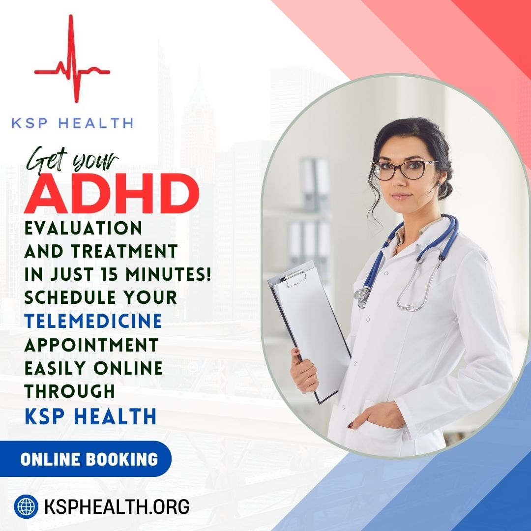 KSPHealth's tweet photo. KSP Health offers convenient telemedicine ADHD evaluations with appointments available within 15 mins. Get the help you need quickly and easily.

⌚ Get an ADHD Evaluation Now
🌐 https://t.co/6iIdaLBFKV

#adhd #adhdadult #ksphealth #adhdchild #mentalhealthawareness #adhdawareness https://t.co/H1MmcRjBpy