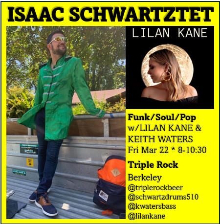 Performing Live tonight at Triple Rock Brewery...Issac Schwartztet and @lilankane . Show starts at 8pm. 

Grab some friends and come check out our #berkeleyrestaurantweek deals and enjoy an amazing show.