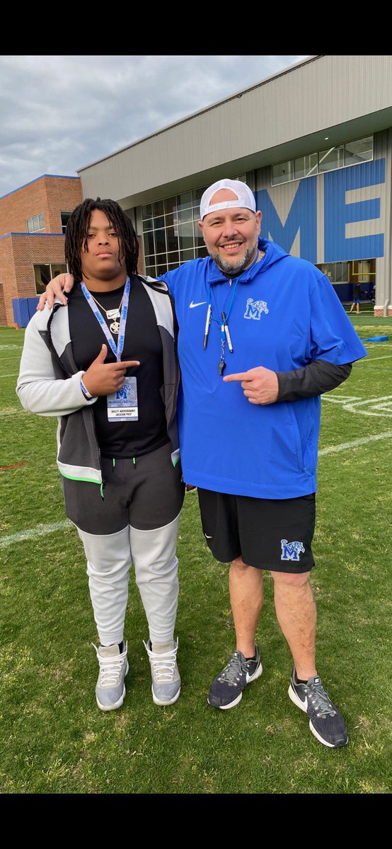 #AGTG Had a great time at the University of Memphis yesterday!!!
<a href="/MoodyFBall/">Moody Football</a> <a href="/jakeganus/">Jake Ganus</a> <a href="/CoachCampbell45/">Brandon Campbell</a> <a href="/CoachJBG3/">Coach J. Gaines III</a> <a href="/Camwillis_/">Cam Willis</a> <a href="/CoachL__/">Coach L</a> <a href="/BHoward_11/">Brandon Howard</a> <a href="/HallTechSports1/">Hall-Tech Sports</a> @DowSouthFb1