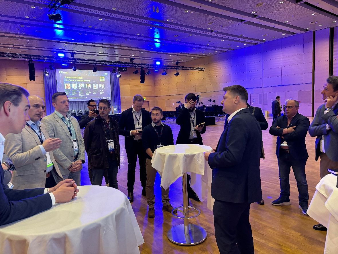 EagleEyeCloud's tweet photo. Excited to have been hosted by ASIS Europe for a dynamic workshop earlier today! Our EMEA Enterprise Sales Manager, David Barr, engaged in insightful discussions on the future of physical security. 🔒🌐 

#ASISEurope #PhysicalSecurity #AI #CloudSecurity https://t.co/uRgLPbHiOV