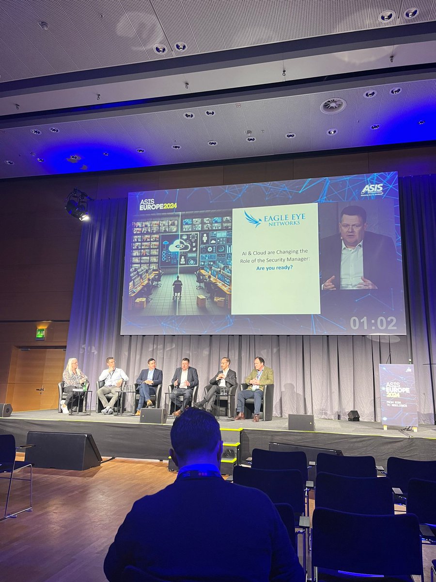 EagleEyeCloud's tweet photo. Excited to have been hosted by ASIS Europe for a dynamic workshop earlier today! Our EMEA Enterprise Sales Manager, David Barr, engaged in insightful discussions on the future of physical security. 🔒🌐 

#ASISEurope #PhysicalSecurity #AI #CloudSecurity https://t.co/uRgLPbHiOV