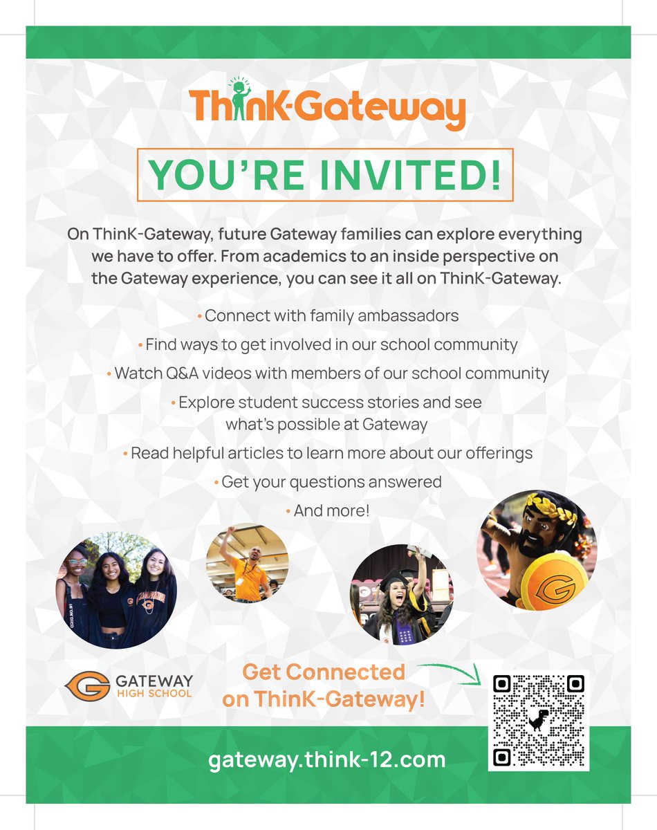 You're Invited! Get connected with us at Gateway through Think-Gateway!!