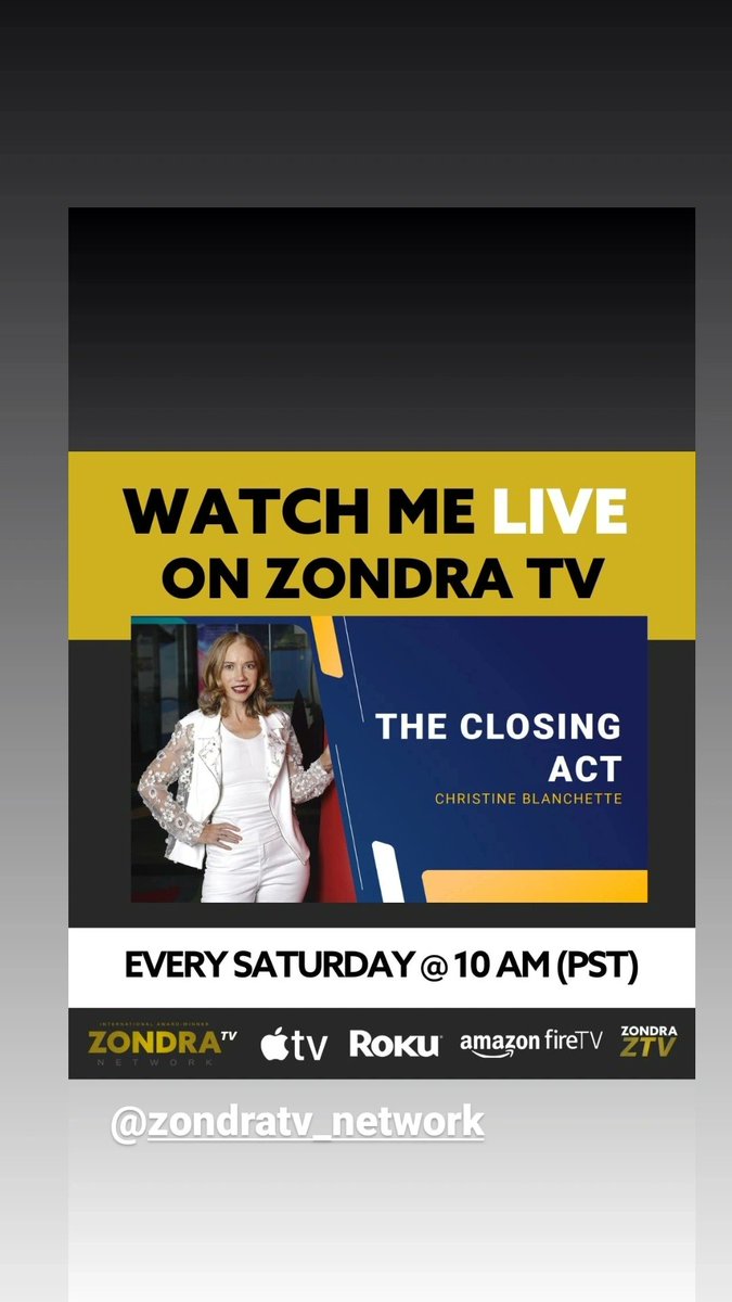 Watch the Closing Act, music and entertainment program airing on @ZondraTvnetwork #music #Entertainment #actors #tvproducer