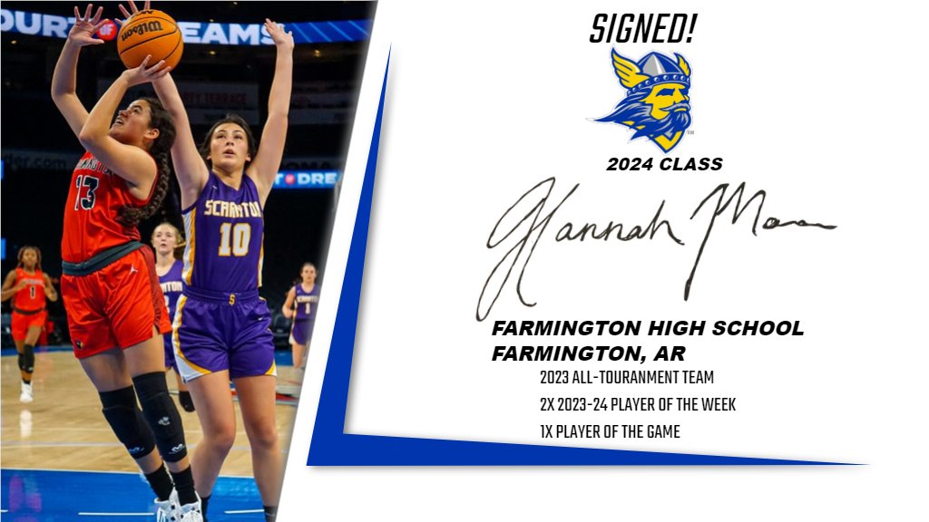 bcswedeswbb's tweet photo. Signed!

Join us in welcoming another three-time State Champion from Farmington High School, Hannah Moss, to the Swede family! https://t.co/W3cl1kSxAc