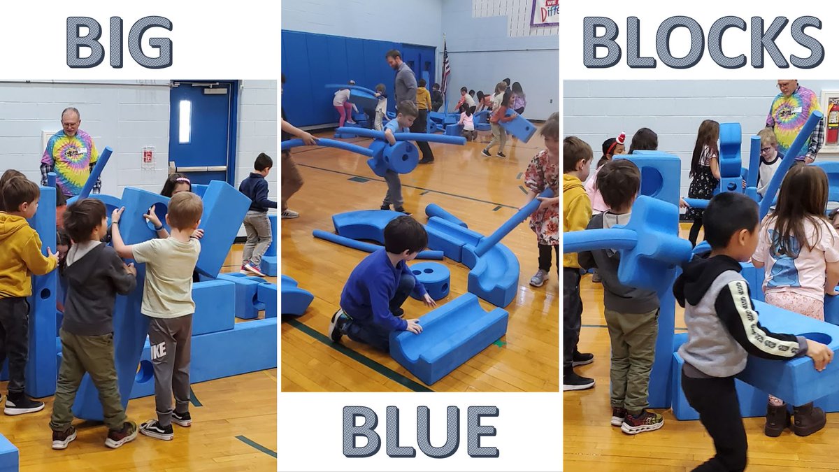 SpringCityRAMS's tweet image. BIG BLUE BLOCKS came to SCE! Pottstown Children's Discovery Center shared the interactive experience with our K-4 students. Students enjoyed cooperative building while being creative and having lots of FUN! #smallschoolbigheart @PCDCKids @SpringFordASD