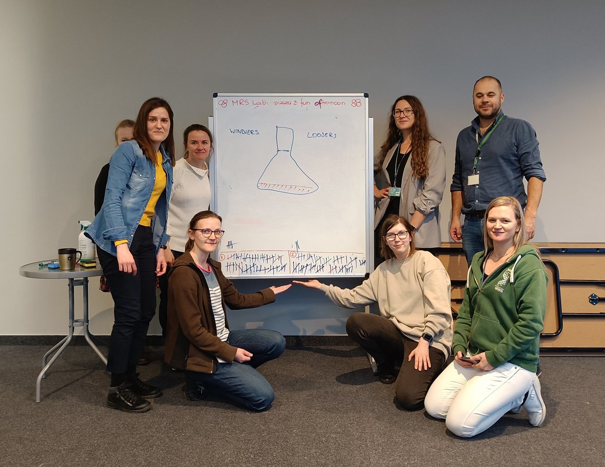 MRSzymanskiLab's tweet photo. Just had a blast playing Pictionary with the team today! Laughter, creativity, and some seriously funny guesses made it a memorable day. It's great to bond over more than just work! #TeamBuilding #PictionaryFun ๐จ๐
@Uniwersytet_GD https://t.co/tMngoceZMv