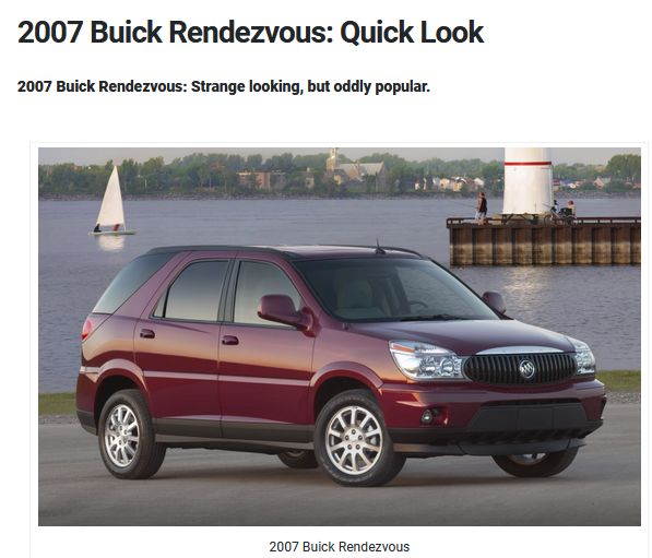 Car_Guy_Tom's tweet photo. https://t.co/UeXjaVfBl0

So, the Rendezvous: Ugly, or Not Ugly? #Buick #BuickRendezvous #Design #GeneralMotors https://t.co/mtrDqMC0Bt