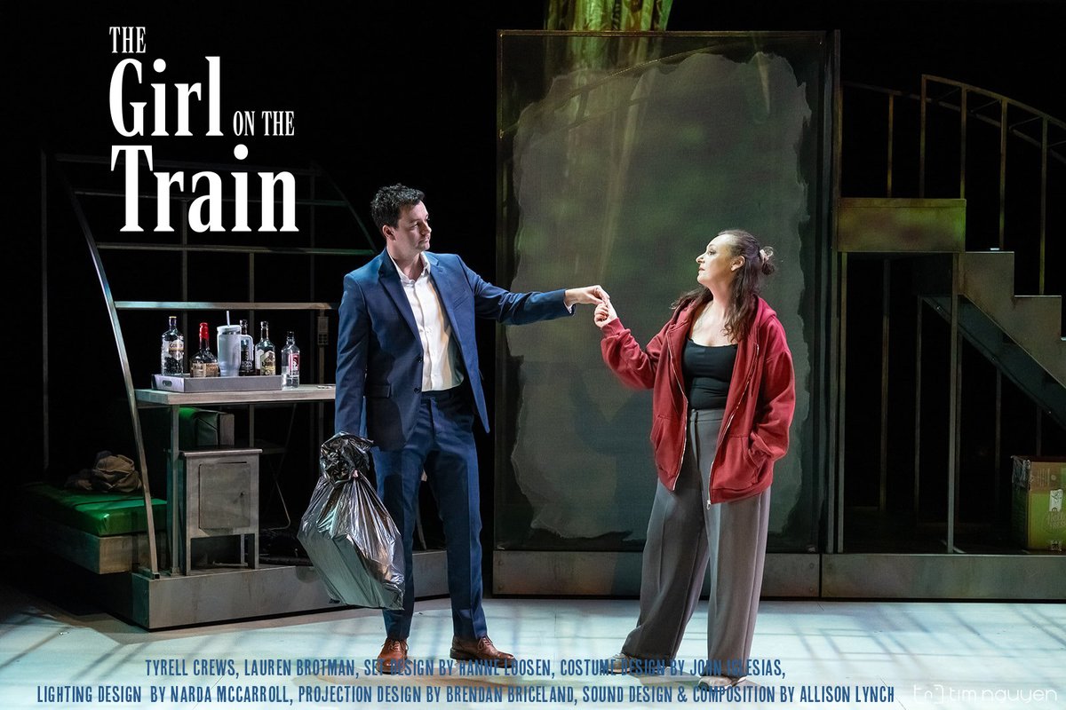 Vertigotheatre's tweet image. The Girl on the Train- Based on the bestselling novel turned to Hollywood film.  Now Playing at Vertigo Theatre!