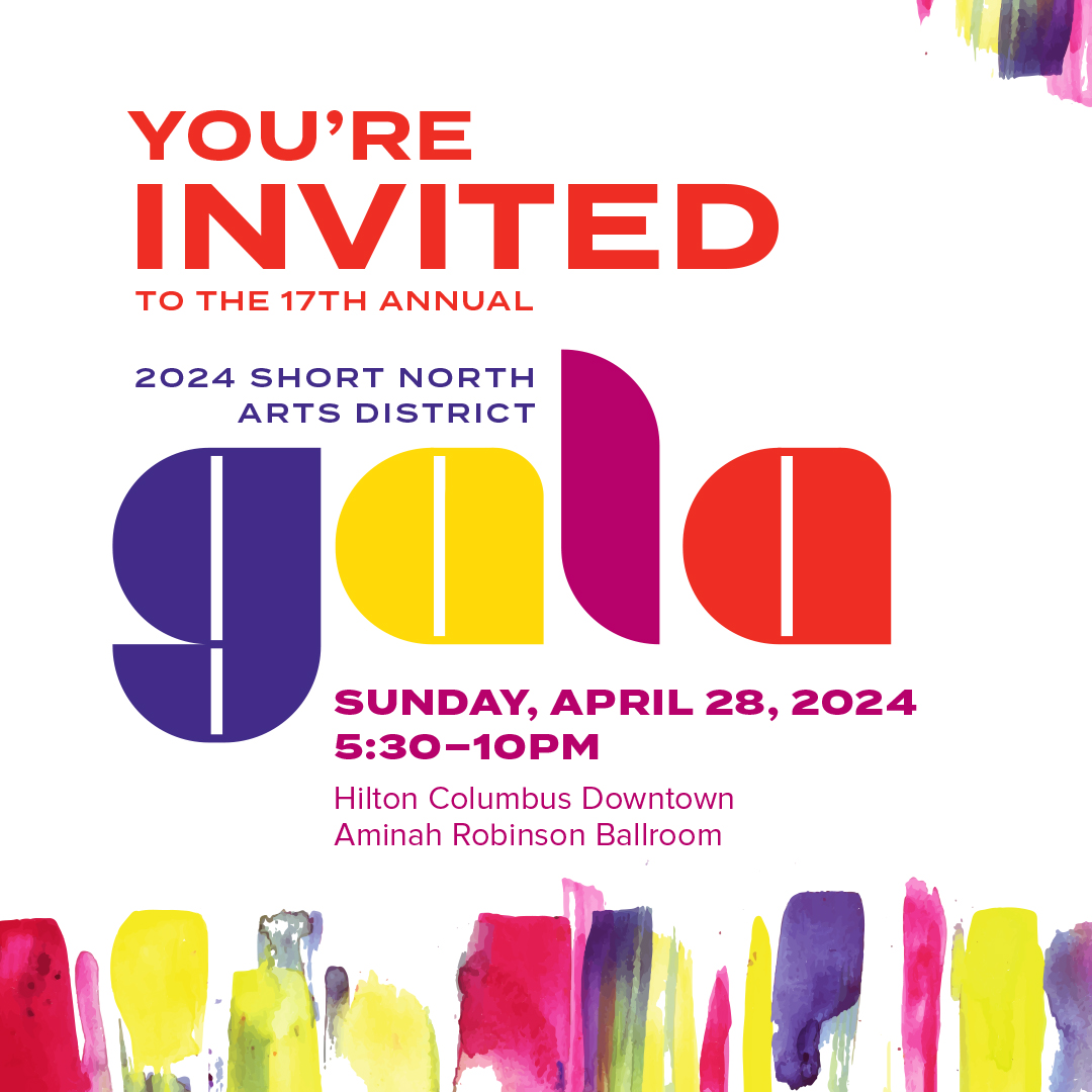Join our community in an exciting take on a timeless celebration. This year's Gala will be packed with excitement, including:
- Full dinner service
- VIP reception
- Taste of the Short North
- Custom cocktails
- Silent auction
- And more!

Get tickets: bit.ly/3ToriAS