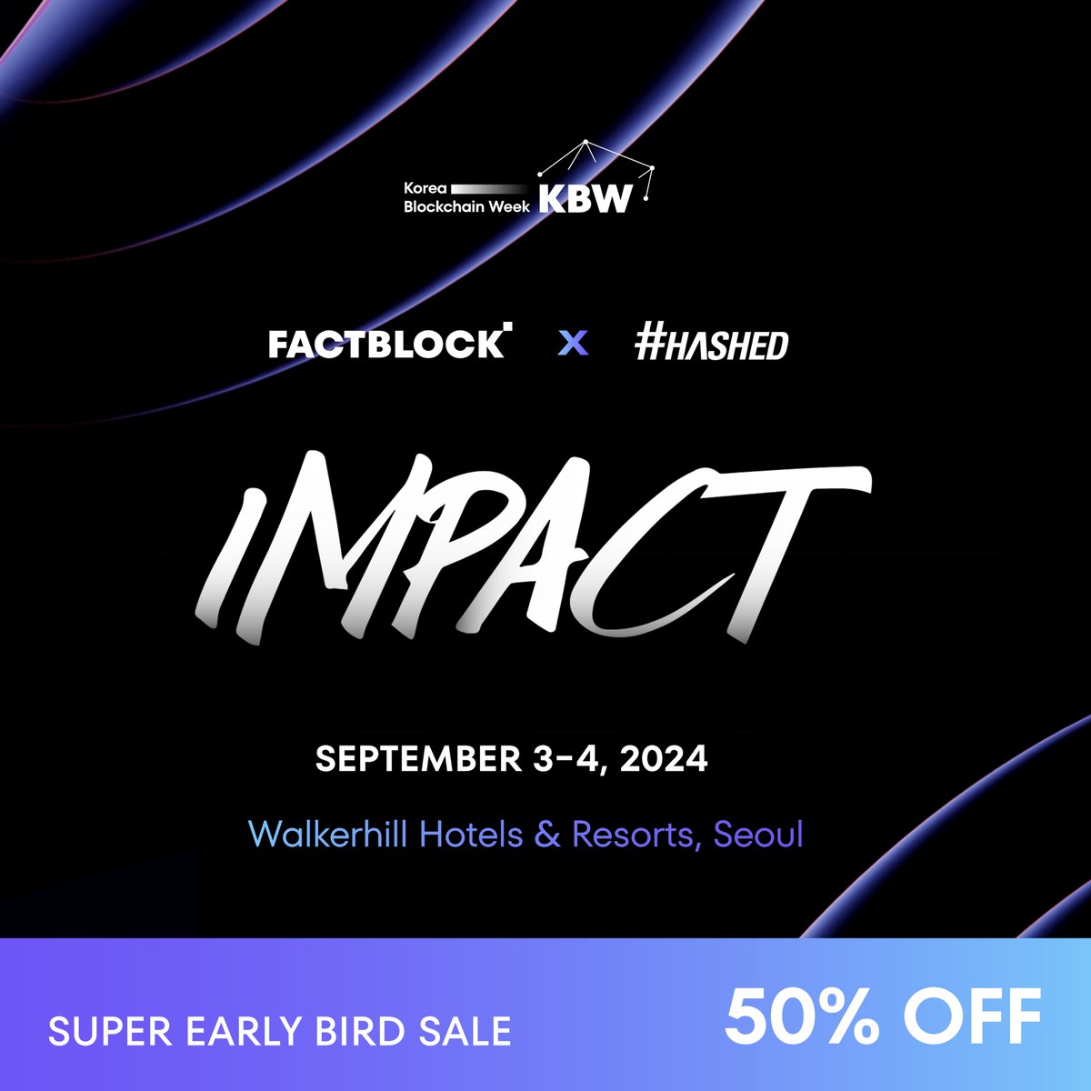 kbwofficial's tweet photo. The countdown begins... ⌛

The ticket page for Korea Blockchain Week will go live in less than one week!

For more details, click the link below 👇
https://t.co/zHkLqRtdRR https://t.co/CQ69CiJ5A9