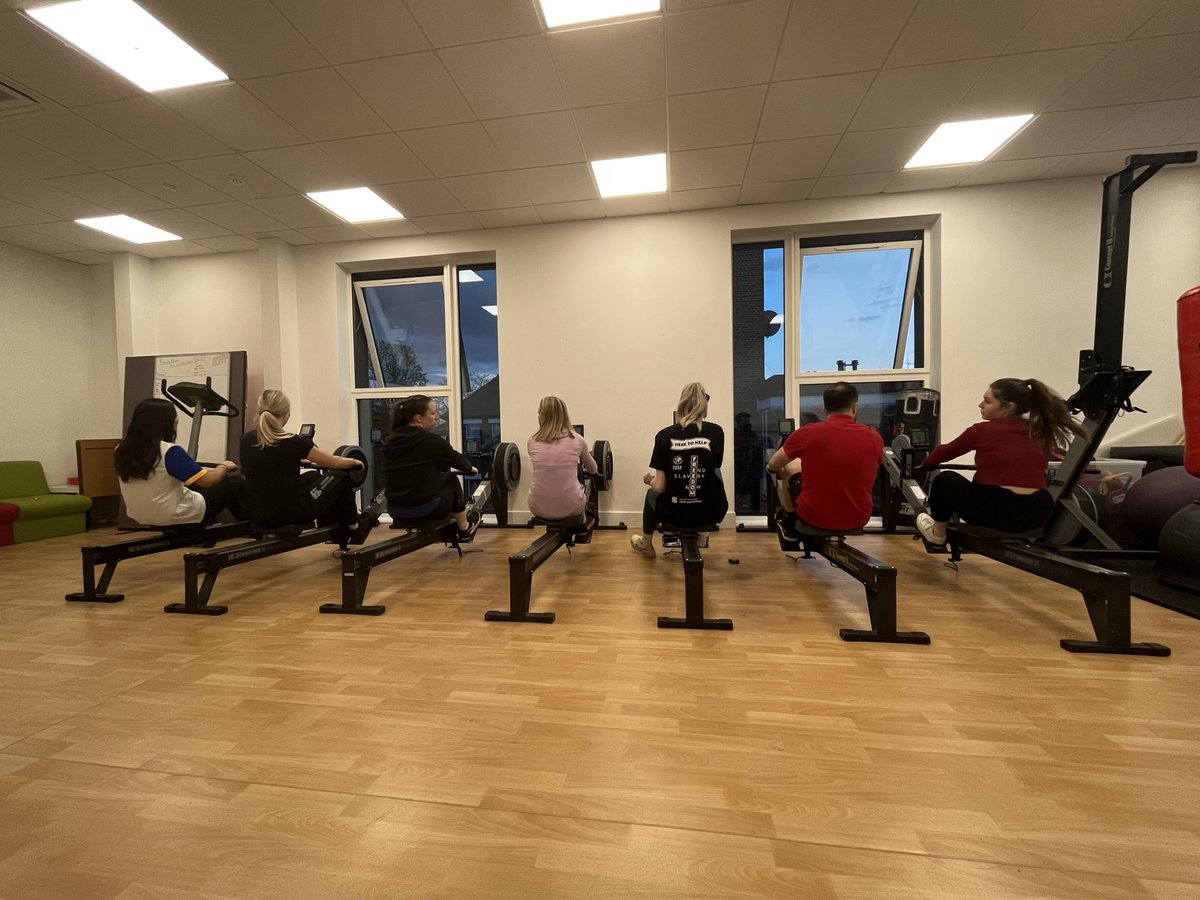 StRRCCollege's tweet photo. And we are underway…20KM down, 630KM to go…! We are rowing around Gaza, TWICE, to raise money and awareness of the current crisis on Gaza. If you haven’t already, donate using the link below! Let’s get this to £5,000! #rowathon https://t.co/laZgP9XgBi
