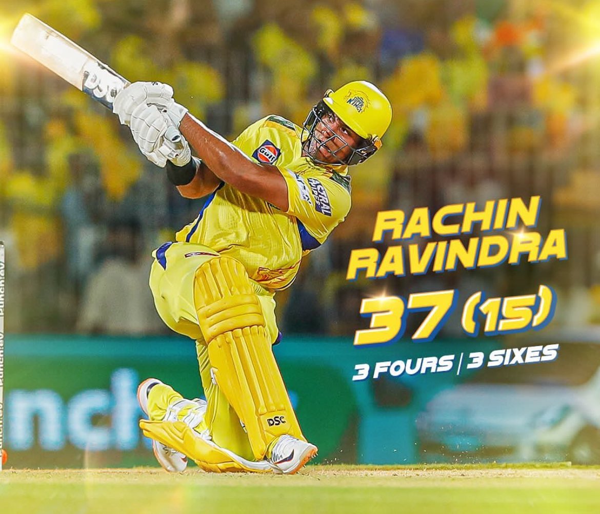 kavanakrishna's tweet photo. You beauty RACHIN RAVINDRA !! #CSKvRCB #Dhoni #Rachin #IPL2024live https://t.co/5sXPLdtbcC