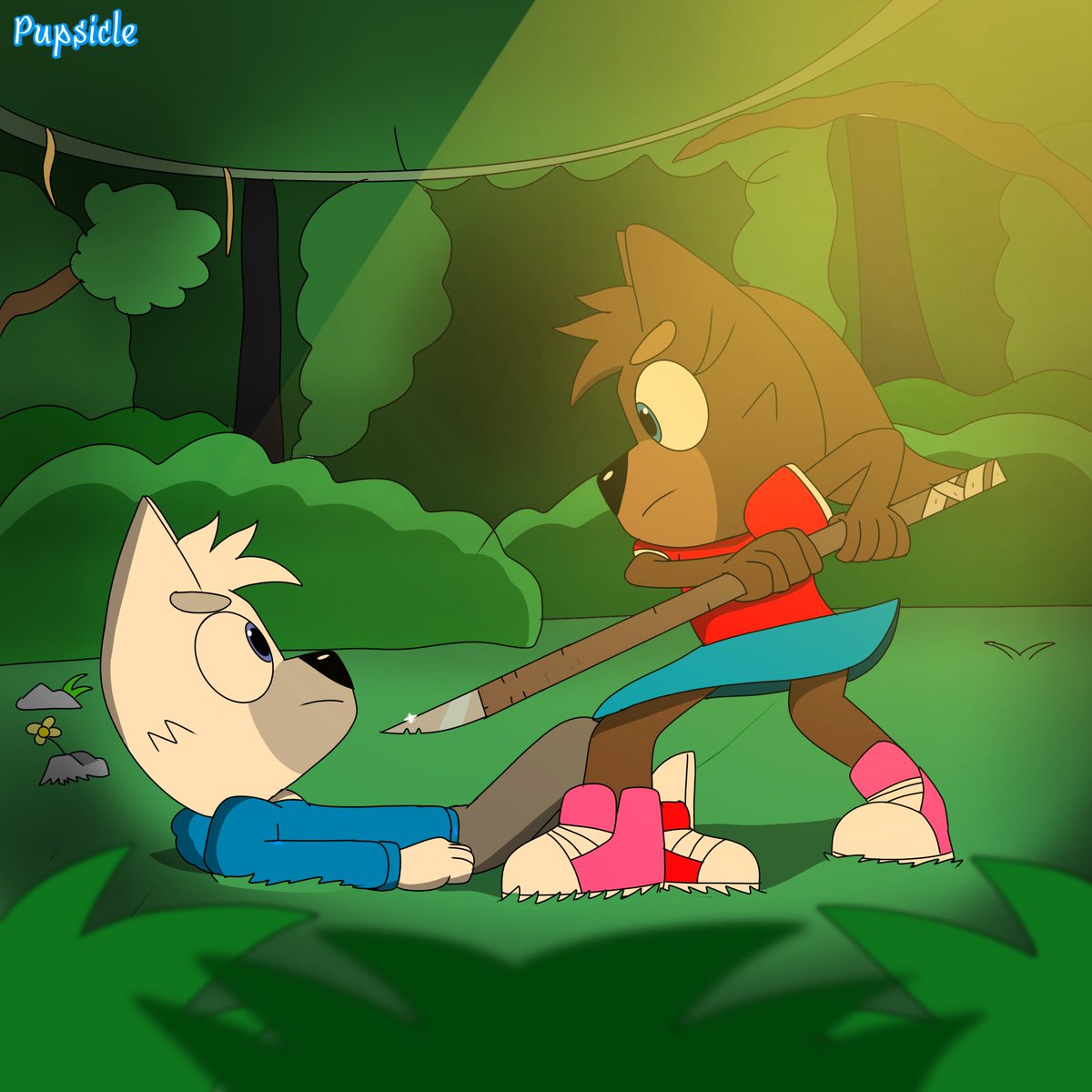 PupsicleToons's tweet photo. How Fanuel and Katelyn first met (1/2)
#pupsicleanimation #OCArt #Myart #MyCartoon #animation #originalcharacter #art #cartoon #drawing https://t.co/m1WolcqN01