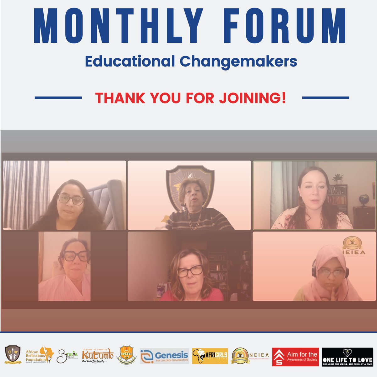 Build_a_Life's tweet photo. Thank you for attending! We loved hearing from our Educational Changemaker guest speakers! It was an insightful, engaging conversation that will bring everyone together!

#MonthlyForum #NetworkingEvent #InclusiveEducation #EmbraceDifferences #SafeLearningEnvironment https://t.co/q7mpWrA9cf