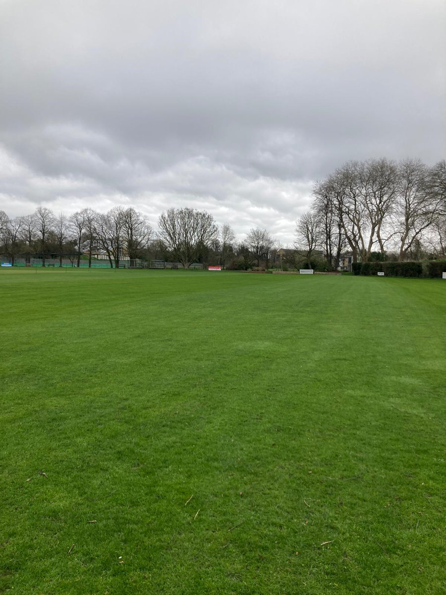 Great week at <a href="/BexleyCC/">Bexley CC</a>, ideal conditions for an outfield cut, nets brushed, rolled and applied sand to bowlers’ run-ups. Square cut and 3/4 the way through pre-season rolling. Ground drying out nicely after a very wet winter.

#GroundsWeek #happywithit