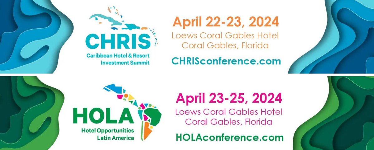 We are proud to be supporting @BurbaNetwork's market's leading #hotelinvestment conferences - #CHRIS and #HOLA - taking place in #Florida next month. If you're attending, don't miss insightful sessions featuring experts across our network! Find out more: burba.com/conferences