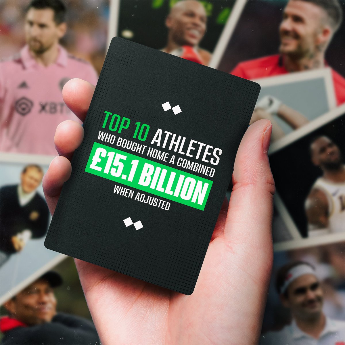 Flaminkoinc's tweet photo. Money, fame, legacy – the ultimate athlete jackpot! 💼  check out the all-time highest-paid sports icons, #2 and #3 will blow your mind.

#messi #ronaldo #tigerwoods #beckham https://t.co/UPZIOUt1k3