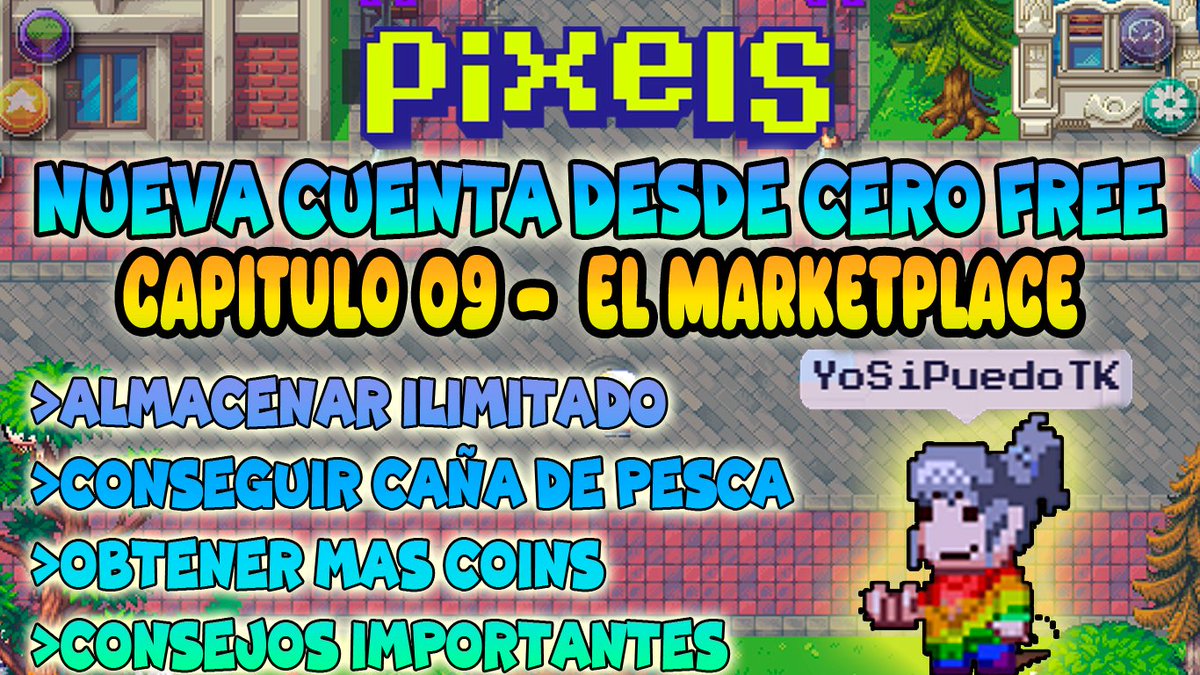 TKSITOGAME's tweet photo. CAP09 TRUCO ALMACENAMIENTO ILIMITADO | PIXELS NFT GAME 2024 https://t.co/lcVJntpSQ3 a través de @YouTube #PIXELS #PIXELSNFT
@pixels_online

@pixels_es

@TKSITOGAME

#PIXELSGUILD #NFTGAME https://t.co/QGWVa9tEkk