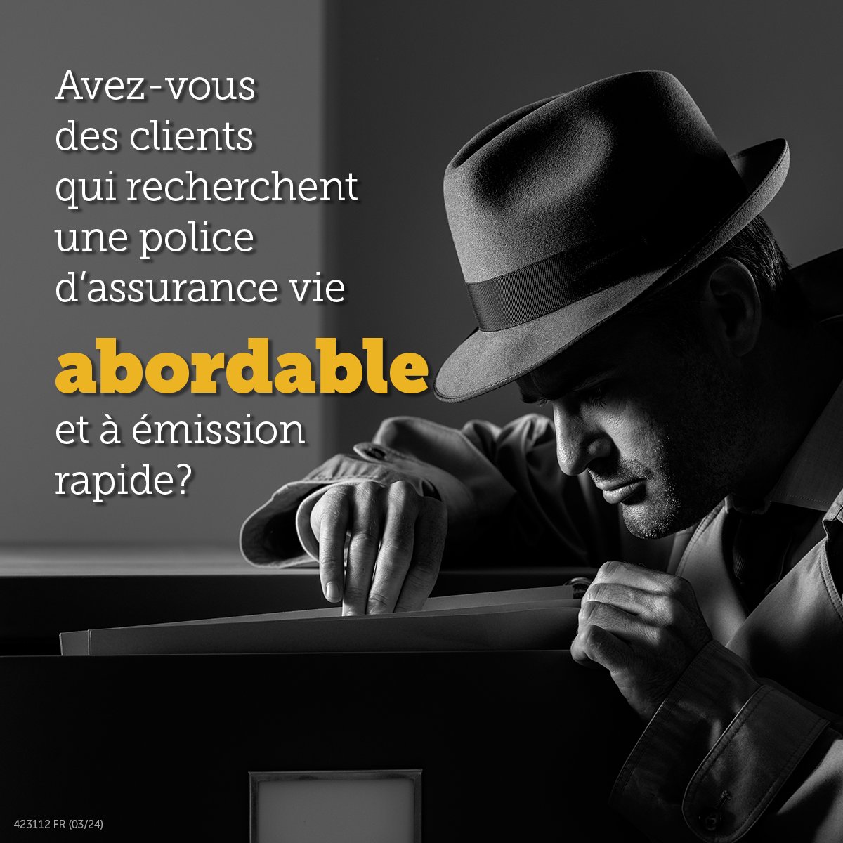 Nous proposons plusieurs polices Foresters admissibles à la souscription accélérée, ce qui signifie que vos clients peuvent obtenir une couverture encore plus rapidement! 

Vous voulez apprendre comment ?! Appelez-nous aujourd'hui au 1-877-851-9090.