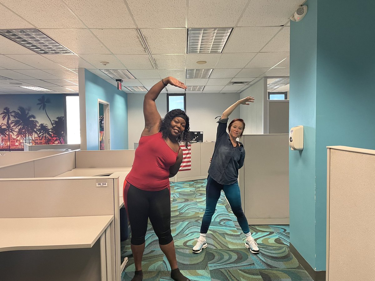Another successful WW (Workout Wednesday )Let’s Get Fit.