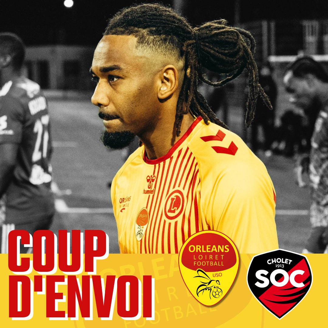 US_Orleans's tweet photo. 0’⏱️ C’est parti ! Allez l’USO ! 🐝⚽️

#USOSOC 
#TeamUSO 🟡🔴 https://t.co/UWymrkwZCP
